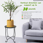 Fashion&cool Outdoor Side Tables, 2 Pack Patio Side Table, Weather Resistant - Image 6