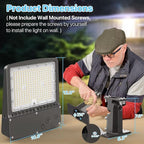 HYPERLITE Parking Lot Light 200W: 30000LM 5000K LED Parking Lot Lights Outdoor - Image 4