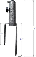 AMMSUN Patio Umbrella Steel Anchor Beach Umbrella Heavy Duty Metal Ground Grass - Image 2