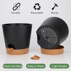 8-Inch Plant Pots, Self-Watering Planters - Image 3