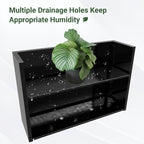 Metal Planter Box 36” x 12” x 24”, Heavy Duty Tall Rectangle Planter Box - Image 5