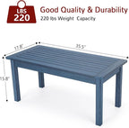 Stoog Outdoor Coffee Table, All-weahter Patio Side Table - Image 3