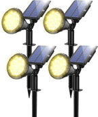 Solar Spot Lights for Outside, 21 LED Outdoor Solar Lights for Yard, 4 Pack - Image 9