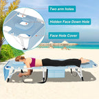 ABORON Heavy Duty Tanning Chair, Outdoor 5-Position Folding Chaise Lounge Chair - Image 5