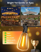 Brightown 151FT Solar String Lights Outdoor Waterproof - Image 2
