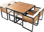 Merax 9 Pieces Outdoor Dining Set - Image 7
