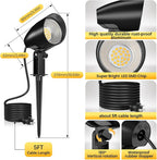 20W Outdoor LED Landscape Lighting Spot Lights Outdoor 1880LM IP66 Waterproof - Image 5