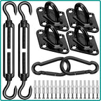 Sun Shade Sail Hardware Kit 6 Inch by HYASIA