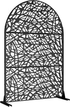 Casaphoria 72" H x 47" W Arched Metal Privacy Screen - Image 3