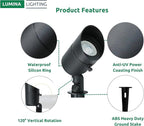 Lumina Lighting® 4W Landscape Lighting 12V Landscape Lights Low Voltage - Image 4