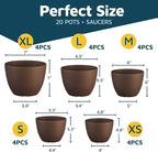 Planter Pots with Drainage Holes - Image 2