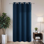 Joydeco Blackout Patio Sliding Door Curtains 90 Inches Long, Grommet Privacy by JOYDECO