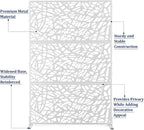 Outdoor Privacy Screen, Freestanding Privacy Fence Panels - Image 7