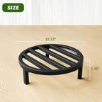 3 Pack 10.23 Inch Metal Plant Stands Outdoor, 240 LBS Capacity, Single Plant - Image 6