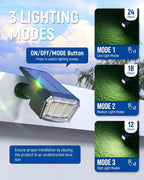 Solar Spot Lights Outdoor Waterproof 6 Pack IP65, 63 LED 3 Lighting Modes - Image 2