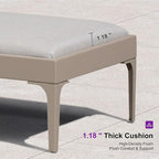 PURPLE LEAF 1 Piece Outdoor Chaise Lounge Aluminum Adjustable Patio Lounger - Image 4