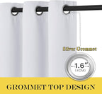 NICETOWN Patio Door Curtain for Living Room, Grommet Sound Reducing Room - Image 3