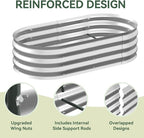Raised Garden Bed with Sprinkler Timer and Self-Watering System, Galvanized - Image 7