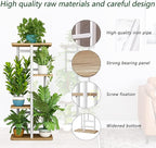 LINZINAR Plant Stand Indoor 4 Tier 5 Potted Multiple Plant Shelf Stands - Image 5