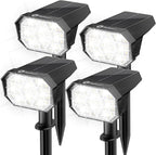Brightown 4Pack Solar Spot Lights Outdoor - Image 9