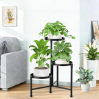 3 Tier Metal Corner Plant Stand Indoor Outdoor, Heightened widened 30'' Tall - Image 9