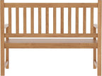 Flash Furniture Adele Commercial Indoor/Outdoor Acacia Wood Bench, 2-Person - Image 5