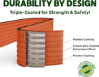 9-in-1 Galvanized Steel Raised Garden Bed // 8×2×1.5 ft Modular Planter - Image 5