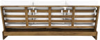 Christopher Knight Home Wicos Modern Acacia Wood Outdoor Sofa - Image 8