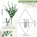 2 Pieces Wall Decor Hanging Planters - Image 2