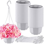Roshtia 50 Pcs 5.9 inch Plastic Hanging Plant Pots by Roshtia