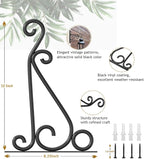 Fashion&cool Wall Hanging Plant Brackets, 12 Inch Retro Heavy Duty Iron Plant - Image 2