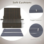 RELAX4LIFE Outdoor Rattan Daybed w/Canopy - Image 7