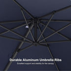PURPLE LEAF 8' X 8' Patio Umbrella - Image 6