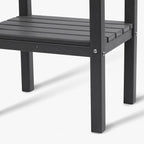 WestinTrends Malibu 36" Outdoor Adirondack HDPE 2-Tier Patio Side Table - Image 8