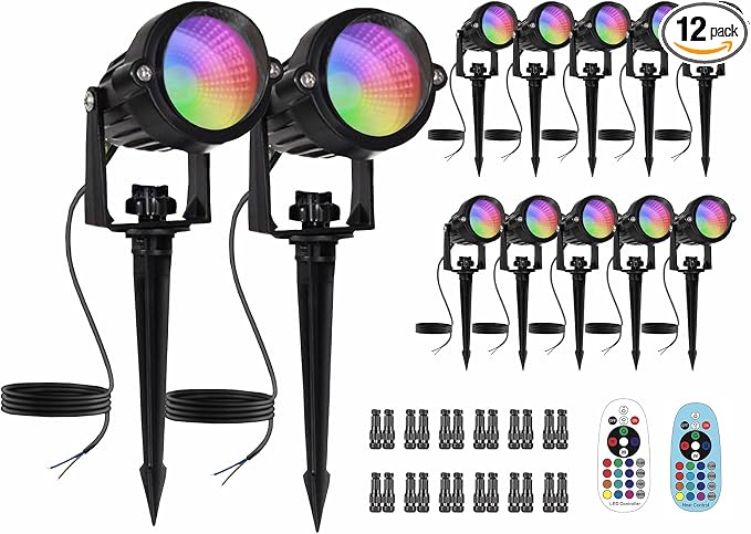 Low Voltage RGBW LED Landscape Lights Spot Lights Outdoor by Agdjasa