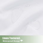 HolidayIdeas Outdoor Curtains for Patio Waterproof, 8 Panels - Image 2