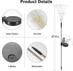 Solar Garden Lights Outdoor, 6 Pack 120 LED Twinkling Firework Lights Decorative - Image 7