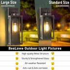 Large Size Outdoor Wall Light Fixtures, Exterior Lighting Fixtures Porch - Image 3