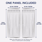 PureFit Outdoor Curtains for Patio Waterproof Weatherproof, UV Resistant - Image 6