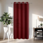 Joydeco Blackout Door Curtain for Doorway Privacy 108 Inches Long, Grommet by JOYDECO
