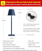 KDG 2 Pack Cordless Table Lamp, Portable LED Desk Lamp, 4000mAh Battery Operated - Image 5