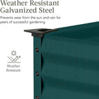 Best Choice Products 48x24x30in Galvanized Raised Garden Bed, Metal Elevated - Image 4