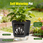 Plant Pots 4/5/5.5/6/6.5/7/8 Inch Self Watering Pots, 7 Pack Plastic Planters - Image 4