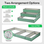 VIVOSUN 3-Tier Metal Raised Garden Bed, Vegetables and Herbs - Image 3