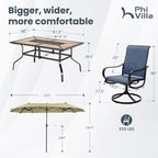 PHI VILLA Patio Dining Set - Image 9