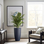 Kante 23.6" H Charcoal Concrete Tall Planters, Large Outdoor Indoor Decorative - Image 3