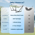 Portable 2 Person Double Hammock - Image 4