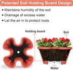 GameXcel Vertical Planter 4 Tier Stackable Planters Garden Planters Strawberry - Image 3