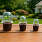 36 Packs 5/4/3.5 Inch Clear Nursery Pots - Image 6