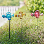 Fish 3Pack 21.3''H Outdoor Figurine Lights, Decorative Garden Stake - Image 7